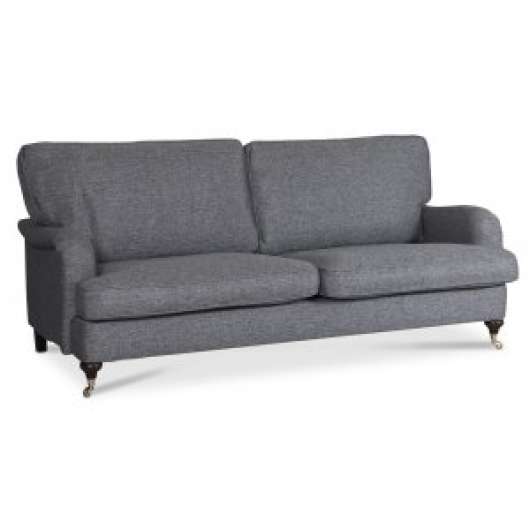 Howard Watford deluxe 3-sits soffa i grått tyg - 4-sits soffor