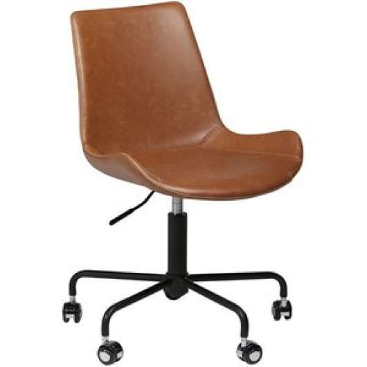 Hype kontorsstol - Vintage ljusbrun - Kontorsstolar utan armstöd