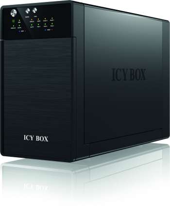 ICY BOX externt RAID-kabinett för 2x3