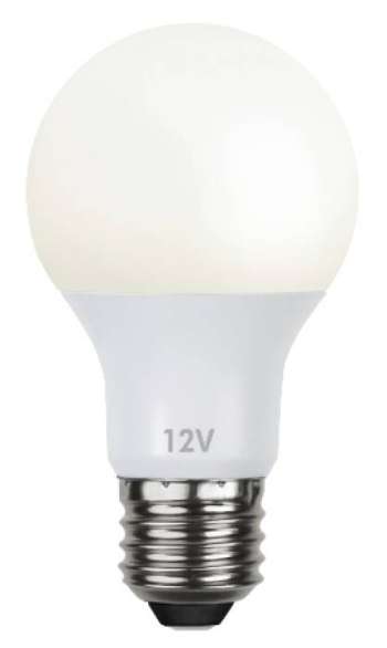 Illumination LED, 12V, Opal E27, 2700K, 3W, 250lm, Lågvolt