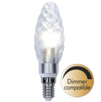 Illumination LED Twisted, E14, 2700K, 220lm, 3W(22W), Dimmerkompatibel