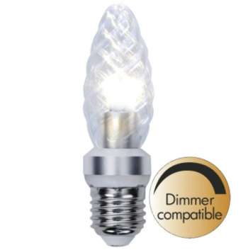 Illumination LED Twisted, E27, 2700K, 325lm, 4W(30W), Dimmerkompatibel