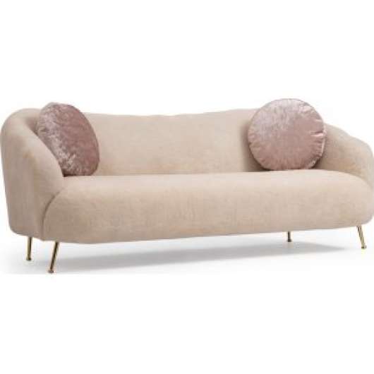 Isolde 3-sits soffa - Beige - 3-sits soffor