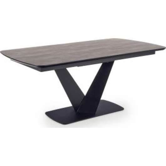 Jaylynn matbord 180-230 x 95 cm - Mörkgrå/svart - Övriga matbord