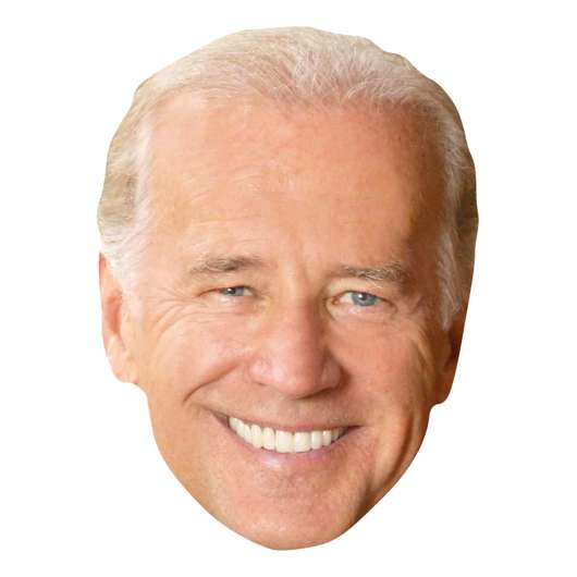 Joe Biden Pappmask