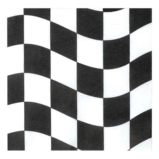 Kaffeservetter Racing Stripes - 18-pack