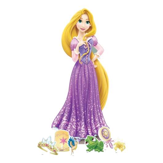 Kartongfigur Rapunzel