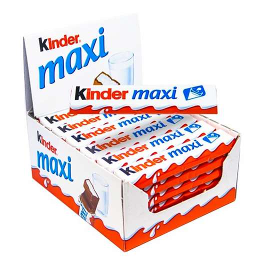 Kinder Maxi Choklad Storpack - 36-pack