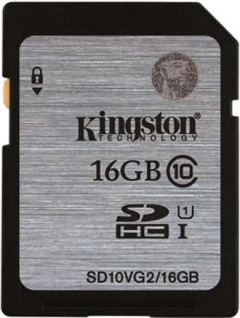 Kingston SDHC 16GB SecureDigital HD Video minneskort