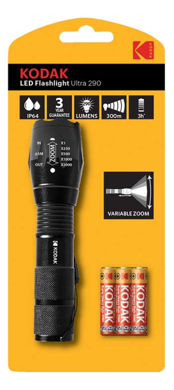 Kodak LED Flashlight Ultra 290