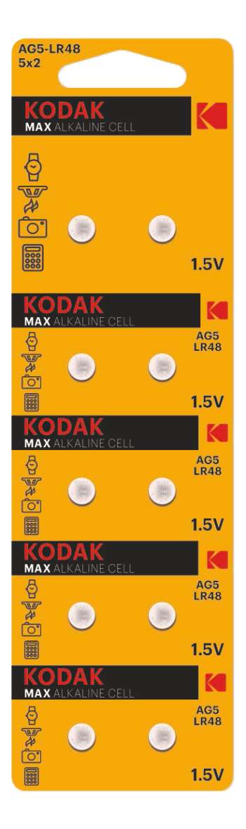 Kodak MAX AG5/LR48 alkaline battery