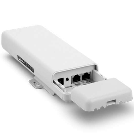 Långdistans WiFi utomhusrepeater / CPE, 2 km Point-to-Point, 12dBi, POE