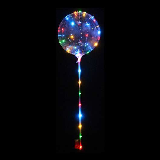 LED Ballong på Pinne - 1-pack