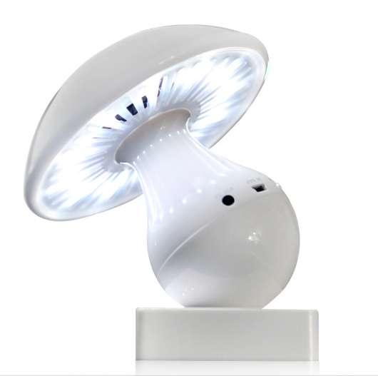 LED Bordslampa Shiitake, med högtalare och Bluetooth