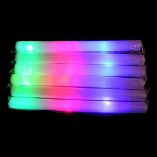 LED Skumstavar - Flerfärgad
