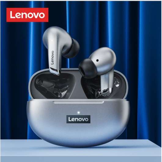Lenovo LivePods LP5 TWS Thinkplus Trådlösa Bluetooth Hörlurar - Grå
