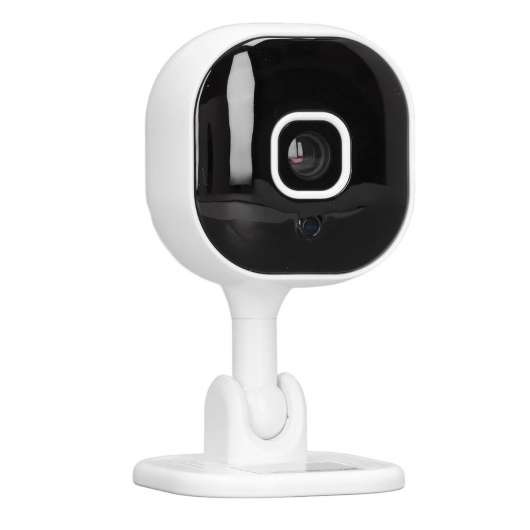 Liten wifi övervakningskamera/baby monitor med HD 1080P, alarmfunktion, roterande bas, mörkersyn, tvåvägskommunikation