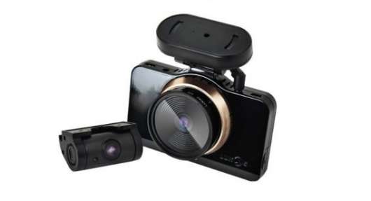 Lukas LK-9750 Duo Professional, dashkamera - 2CH, LCD-skärm, inbyggd GPS