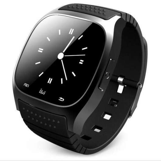 M26 Sport-Smartwatch, Bluetooth, Barometer, Termometer, Stegräknare - Android / iOS - Svart