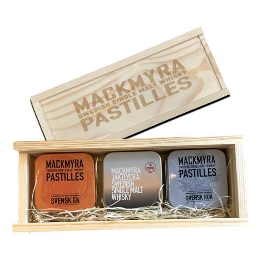 Mackmyra Whiskypastiller - 3-pack med Presentlåda