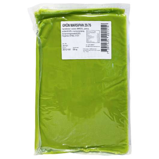 Marsipan Grön 2,5 kg
