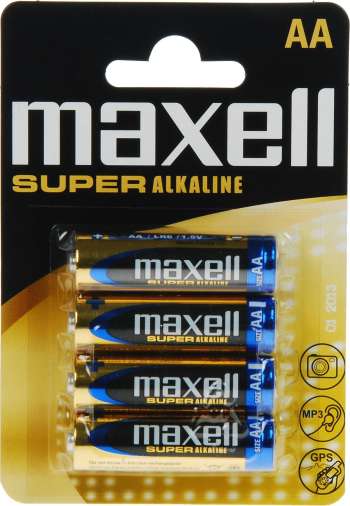 Maxell AA LR06 superalkaliska batterier 4-pack