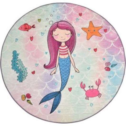 Mermaid matta - Färgglada & mönstrade mattor för barnrummet