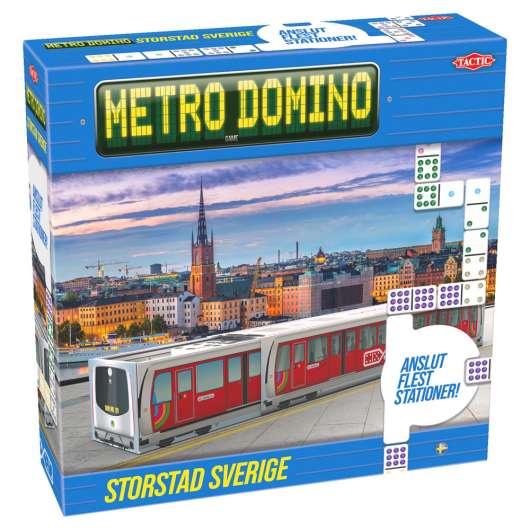 Metro Domino Storstad Sverige Spel