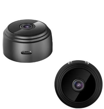 Mini WIFI övervakningskamera / Spy Camera - Superliten spionkamera med 1080p HD och 150 graders vidvinkel, magnetfäste