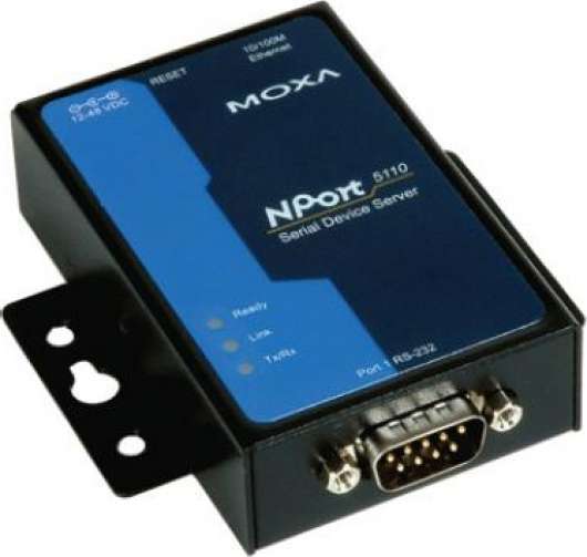 Moxa NPort serieportsserver, 1xRS-232, DB9 ha