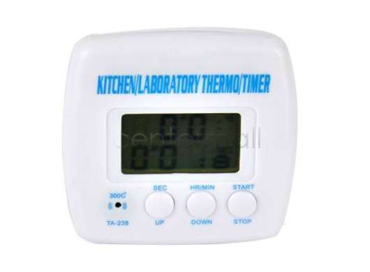 Multifunktionell termometer och timer