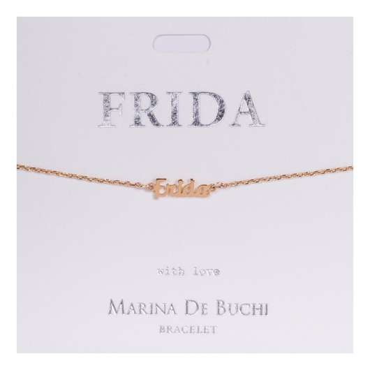 Namnarmband Guld - Frida
