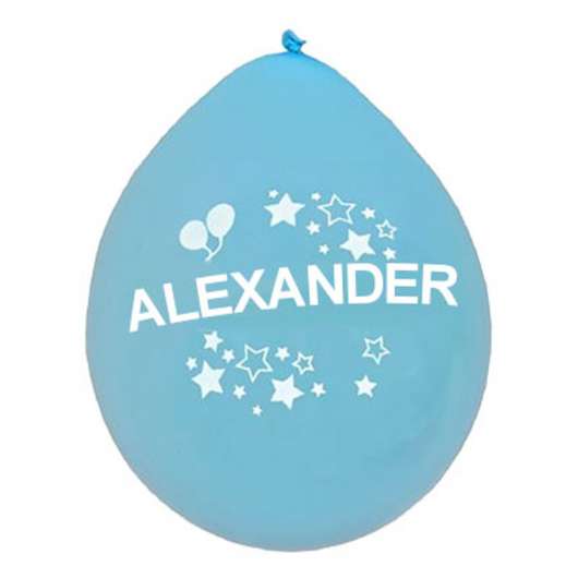 Namnballonger - Alexander