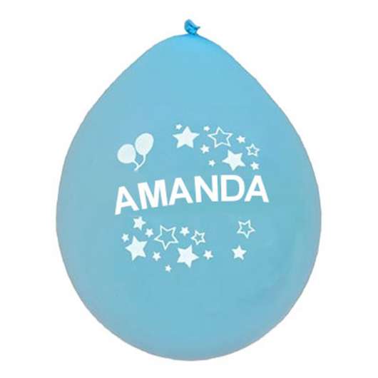 Namnballonger - Amanda