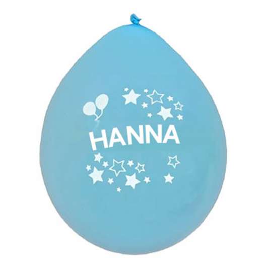 Namnballonger - Hanna