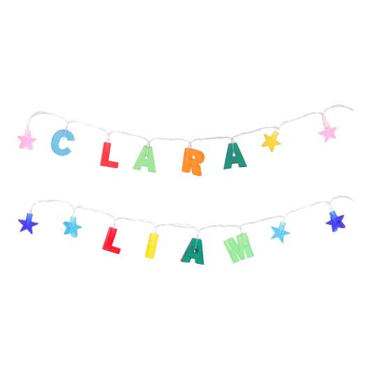 Namngirlang med LED-Belysning - Clara