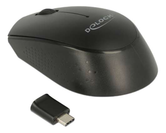 Optical 3-button mini mouse USB Type-C 2.4 GHz wireless
