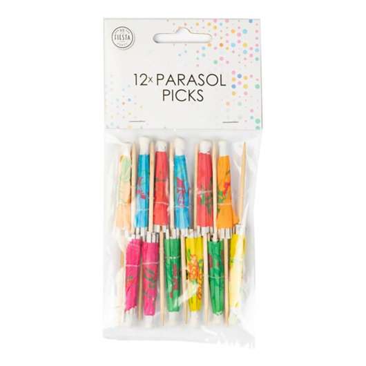 Party Picks Parasoll - 12-pack