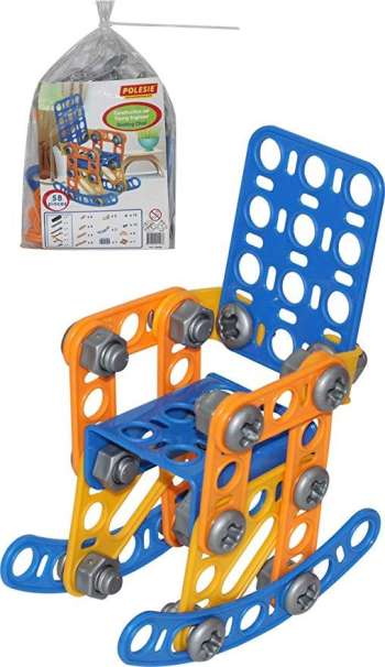 Polesie55088 Young Engineer Rocking Chair Construction Toy Set