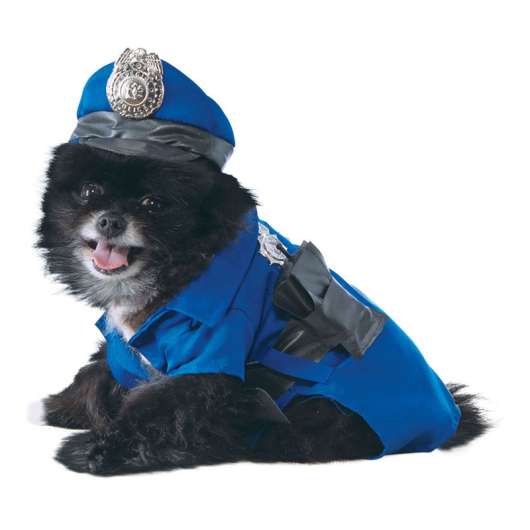 Polis Hund Maskeraddräkt - Large