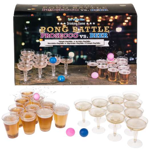 Pong Battle Prosecco vs Beer