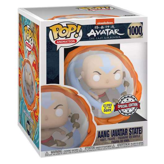 POP figure Avatar Aang All Elements Glow in the Dark Exclusive