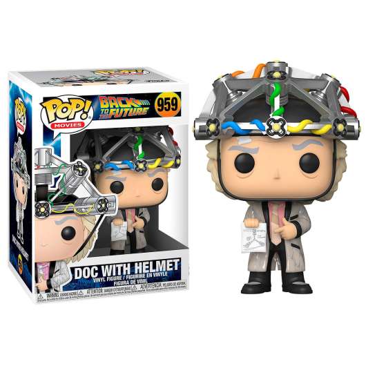 POP figure Back To The Future Doc with Helmet