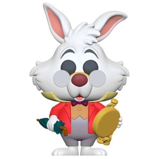 POP figure Disney Alice in Wonderland 70th White Rabbit with Watch