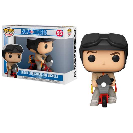 POP figure Dumb and Dumber Lloyd with Bicycle