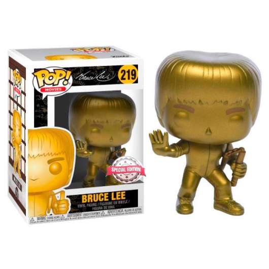 POP figure Game of Death Bruce Lee Gold Exclusive