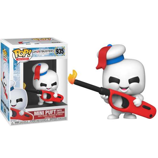 POP figure Ghostbusters Afterlife Mini Puft With Lighter