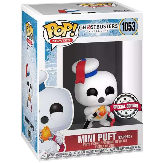 POP figure Ghostbusters Afterlife Mini Puft Zapped exclusive