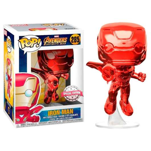 Pop figure marvel avengers infinity war iron man red exclusive