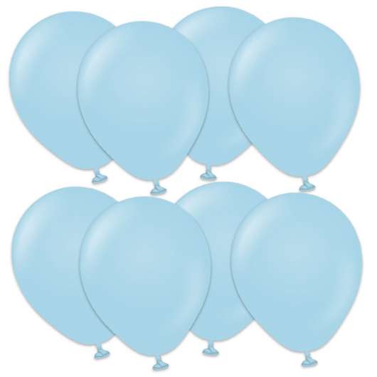 Premium Små Latexballonger Macaron Blue